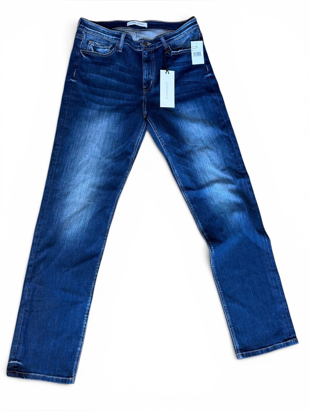 Flying Monkey Womens Dark Blue Straight Jeans Size 30